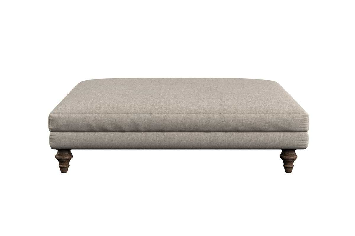 Marri Grand Footstool - Brera Linen Charcoal-nkuku