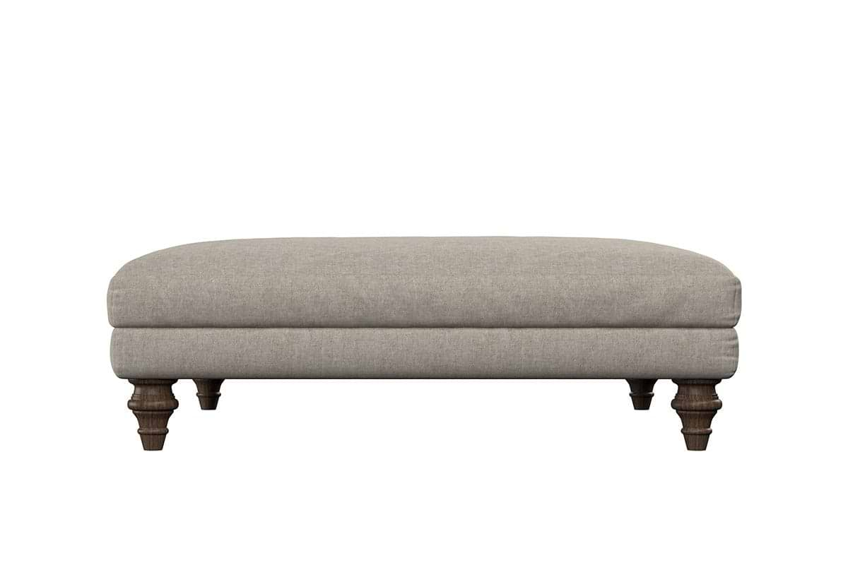 Marri Grand Footstool - Brera Linen Chestnut-nkuku