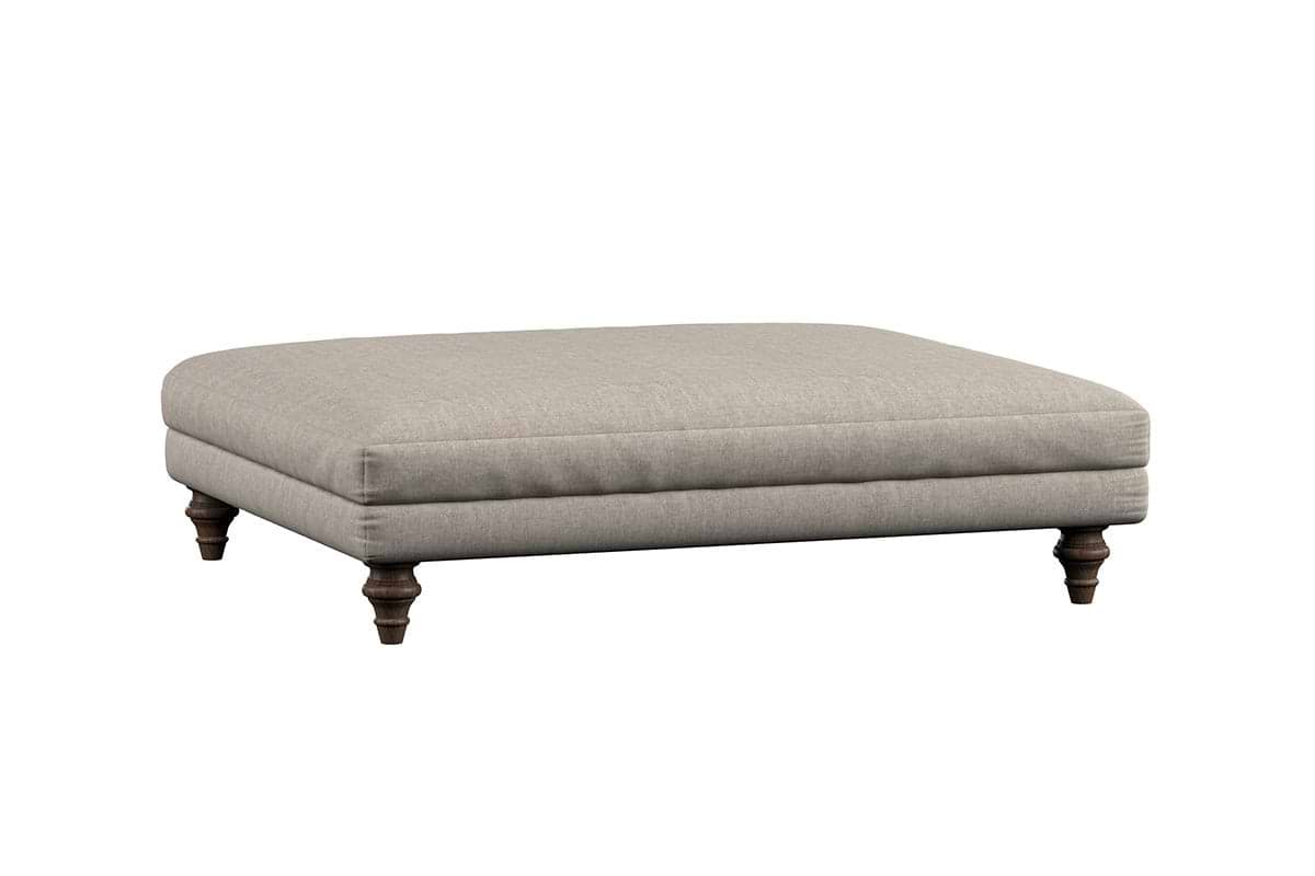 Marri Grand Footstool - Brera Linen Espresso-nkuku