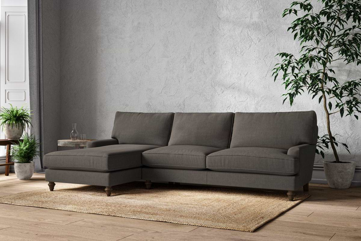 Marri Grand Left Hand Chaise Sofa - Brera Linen Granite-nkuku