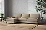 Marri Grand Left Hand Chaise Sofa - Brera Linen Pebble-nkuku