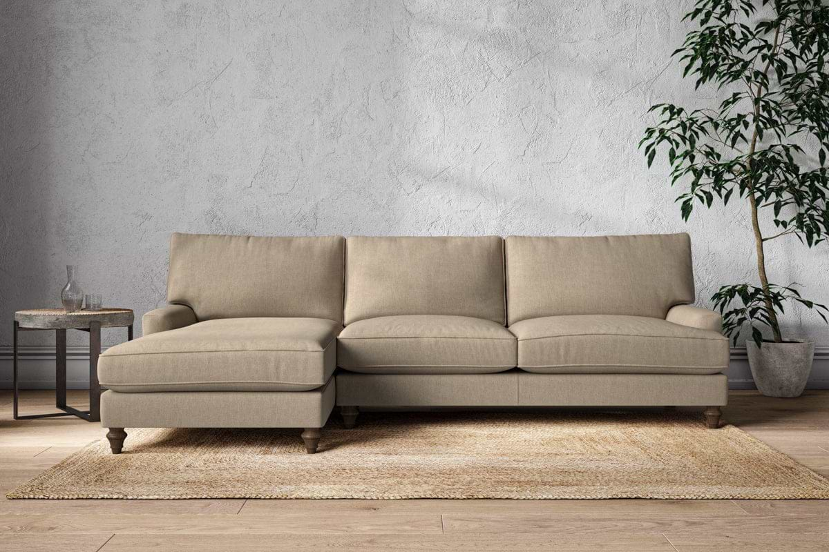 Marri Grand Left Hand Chaise Sofa - Brera Linen Pebble-nkuku