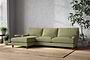 Marri Grand Left Hand Chaise Sofa - Brera Linen Sage-nkuku