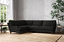 Marri Grand Left Hand Corner Sofa - Brera Linen Charcoal-nkuku