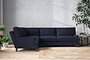 Marri Grand Left Hand Corner Sofa - Brera Linen Indigo-nkuku