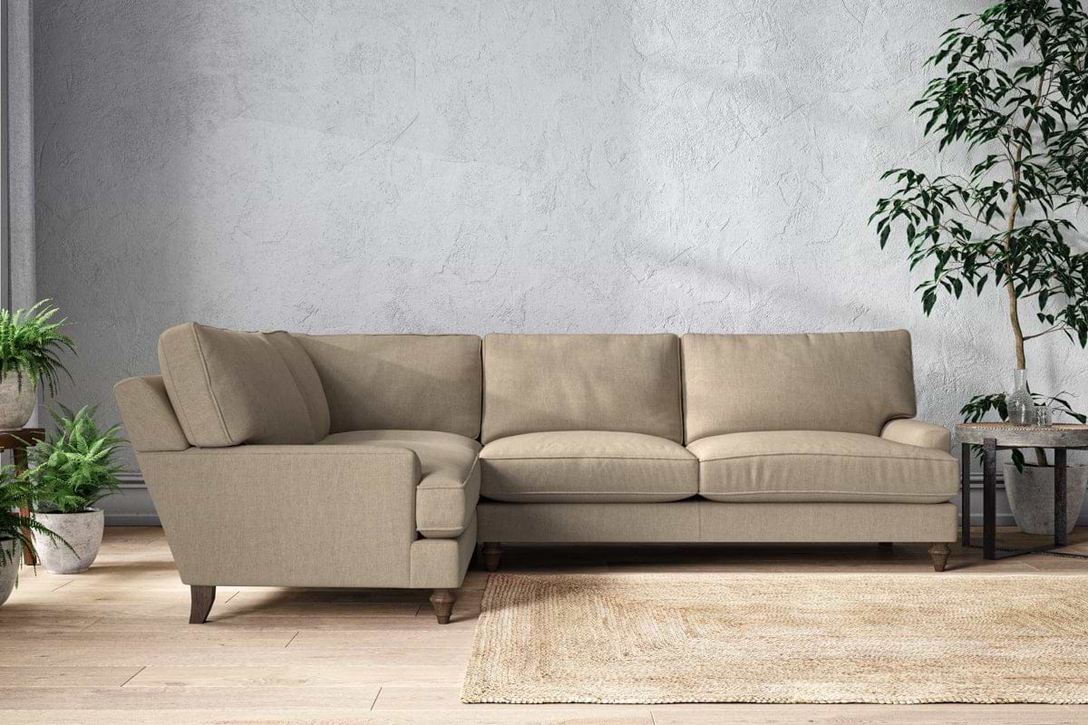 Marri Grand Left Hand Corner Sofa - Brera Linen Pebble-nkuku