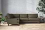 Marri Grand Left Hand Corner Sofa - Recycled Cotton Fatigue-nkuku
