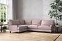 Marri Grand Left Hand Corner Sofa - Recycled Cotton Lavender-nkuku