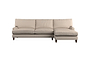 Marri Grand Right Hand Chaise Sofa - Recycled Cotton Airforce-nkuku