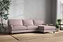 Marri Grand Right Hand Chaise Sofa - Recycled Cotton Lavender-nkuku