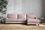 Marri Grand Right Hand Chaise Sofa - Recycled Cotton Lavender-nkuku