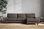 Marri Grand Right Hand Chaise Sofa - Recycled Cotton Mocha-nkuku