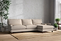 Marri Grand Right Hand Chaise Sofa - Recycled Cotton Natural-nkuku