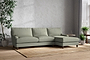 Marri Grand Right Hand Chaise Sofa - Recycled Cotton Seaspray-nkuku