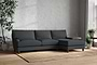 Marri Grand Right Hand Chaise Sofa - Recycled Cotton Thunder-nkuku