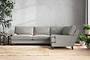 Marri Grand Right Hand Corner Sofa - Brera Linen Smoke-nkuku
