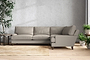Marri Grand Right Hand Corner Sofa - Recycled Cotton Flax-nkuku