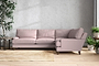 Marri Grand Right Hand Corner Sofa - Recycled Cotton Lavender-nkuku