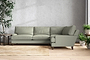 Marri Grand Right Hand Corner Sofa - Recycled Cotton Seaspray-nkuku