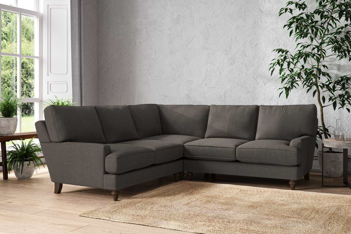 Marri Large Corner Sofa - Brera Linen Granite-nkuku