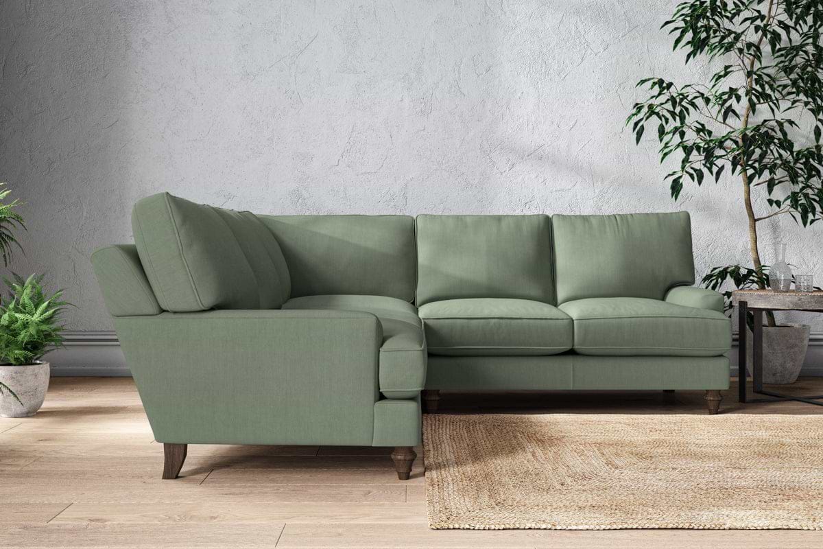 Marri Large Corner Sofa - Brera Linen Jade-nkuku