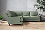 Marri Large Corner Sofa - Brera Linen Jade-nkuku
