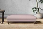 Marri Large Footstool - Recycled Cotton Lavender-nkuku