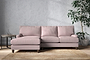 Marri Large Left Hand Chaise Sofa - Recycled Cotton Lavender-nkuku