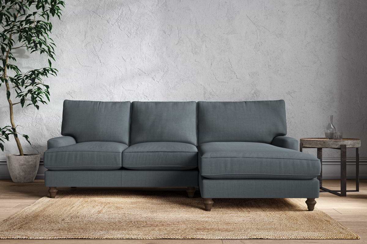 Marri Large Right Hand Chaise Sofa - Brera Linen Dusk-nkuku