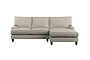 Marri Large Right Hand Chaise Sofa - Brera Linen Granite-nkuku