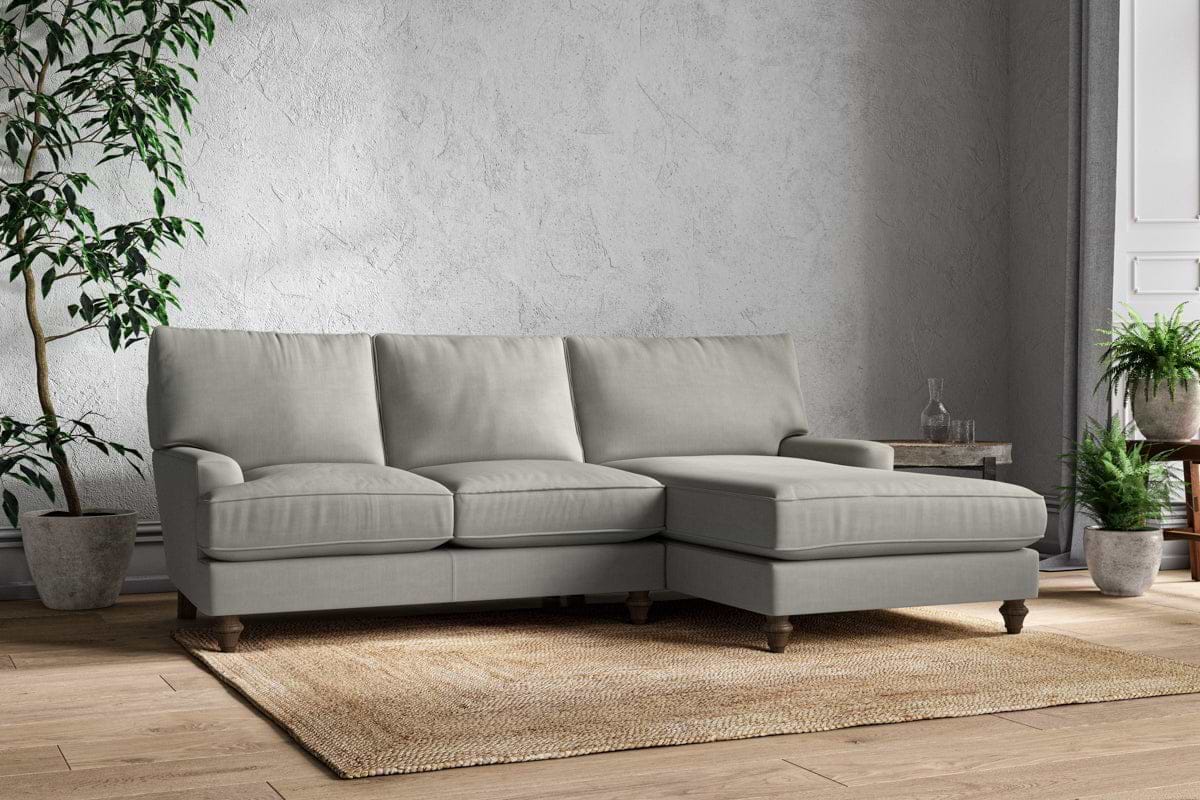 Marri Large Right Hand Chaise Sofa - Brera Linen Smoke-nkuku