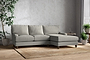 Marri Large Right Hand Chaise Sofa - Brera Linen Smoke-nkuku