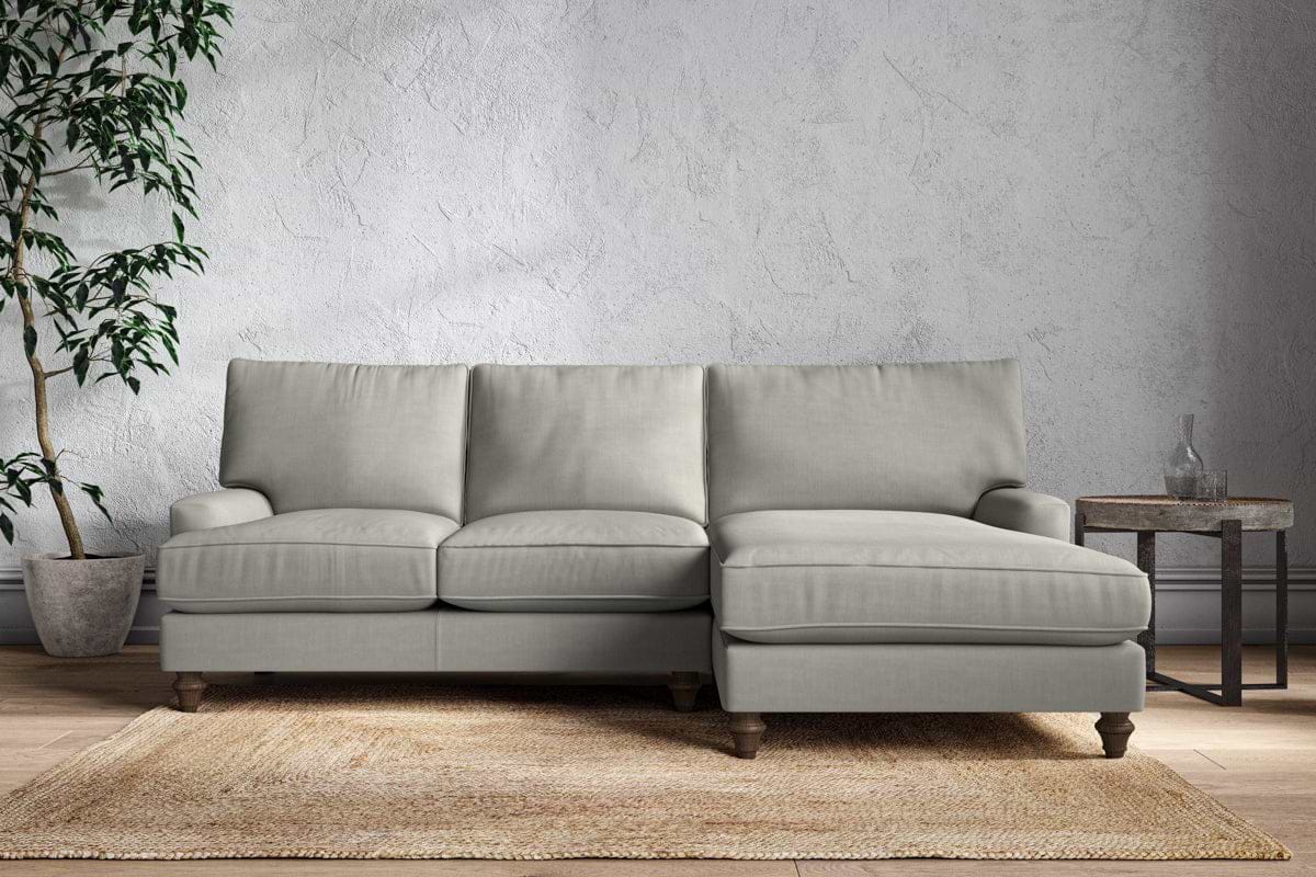 Marri Large Right Hand Chaise Sofa - Brera Linen Smoke-nkuku