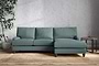 Marri Large Right Hand Chaise Sofa - Recycled Cotton Airforce-nkuku