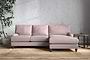 Marri Large Right Hand Chaise Sofa - Recycled Cotton Lavender-nkuku