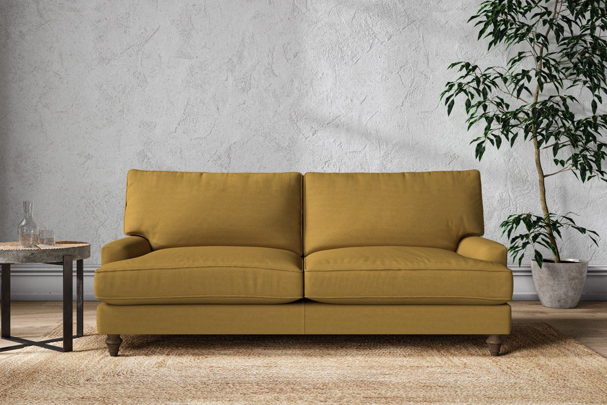 Marri Large Sofa - Recycled Cotton Ochre-nkuku