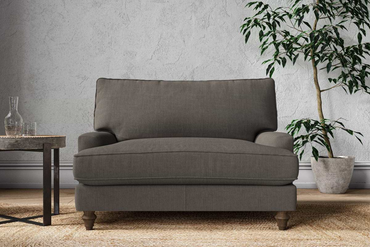 Marri Love Seat - Brera Linen Granite-nkuku