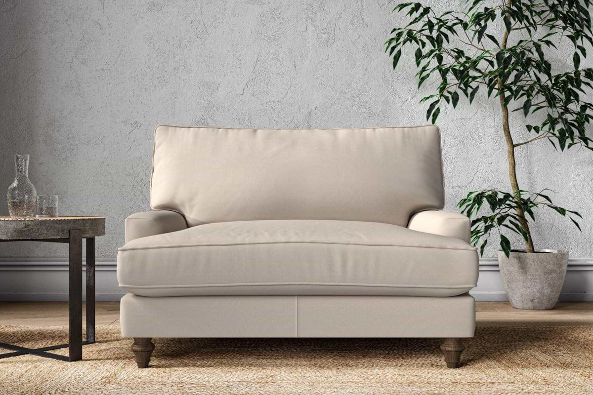 Marri Love Seat - Recycled Cotton Natural-nkuku