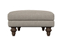 Marri Medium Footstool - Brera Linen Charcoal-nkuku