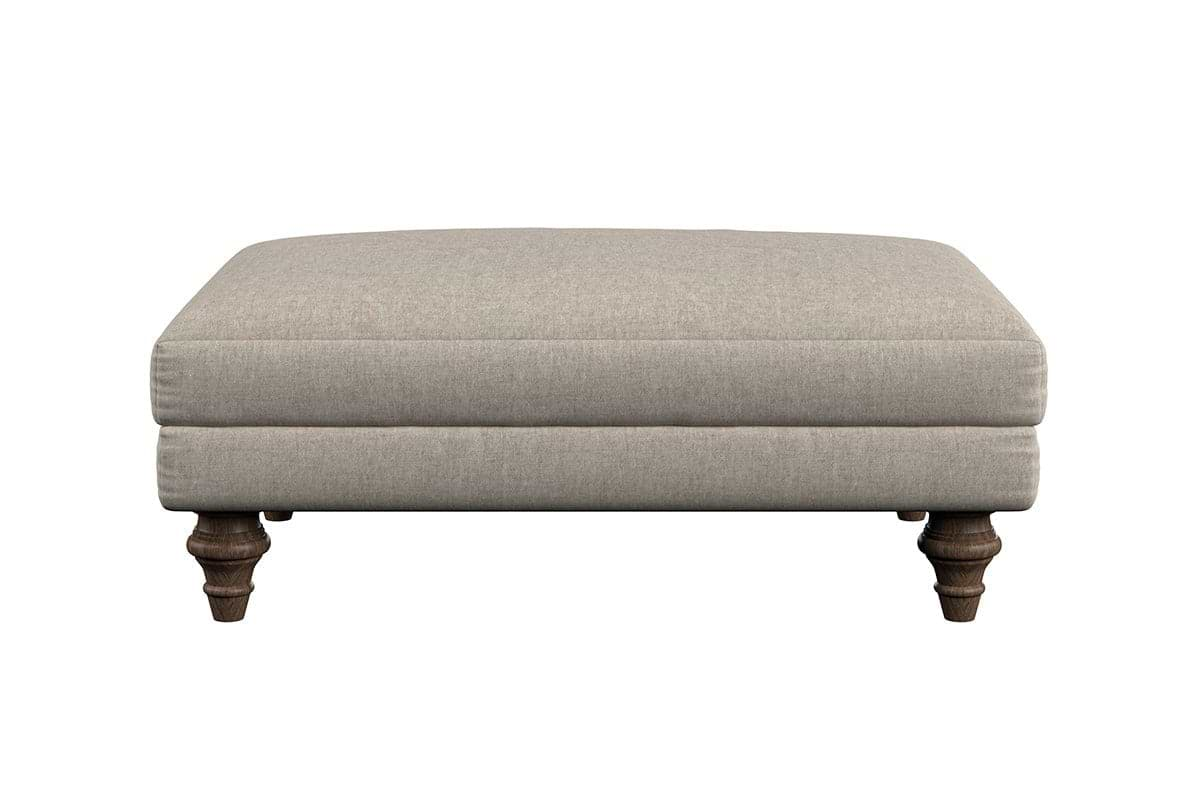 Marri Medium Footstool - Brera Linen Chestnut-nkuku