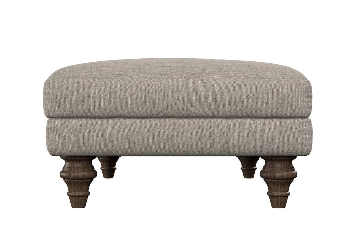 Marri Medium Footstool - Brera Linen Chestnut-nkuku