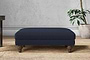 Marri Medium Footstool - Brera Linen Indigo-nkuku