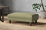 Marri Medium Footstool - Brera Linen Sage-nkuku