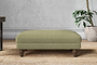 Marri Medium Footstool - Brera Linen Sage-nkuku