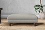 Marri Medium Footstool - Brera Linen Smoke-nkuku