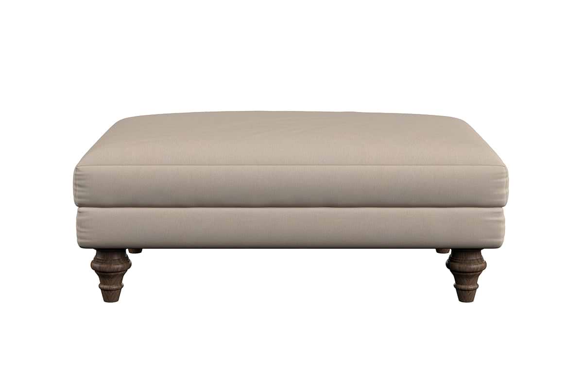 Marri Medium Footstool - Recycled Cotton Airforce-nkuku