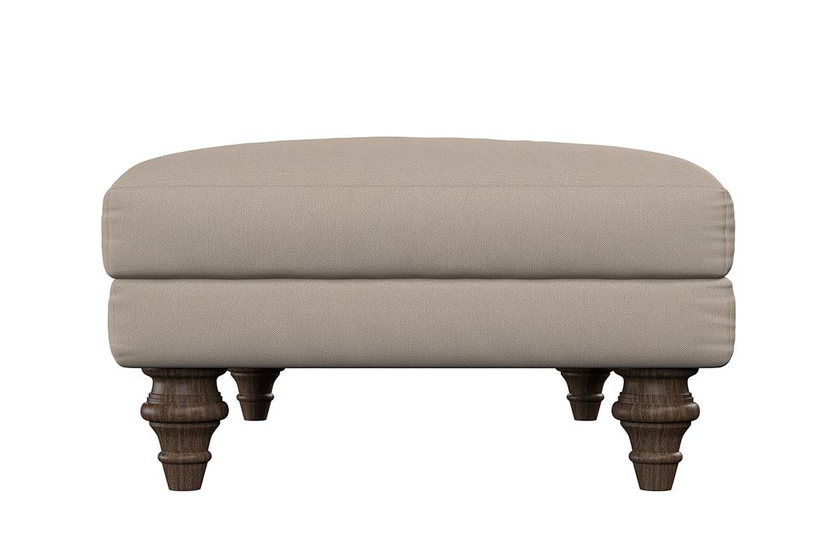 Marri Medium Footstool - Recycled Cotton Airforce-nkuku