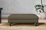 Marri Medium Footstool - Recycled Cotton Fatigue-nkuku