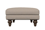 Marri Medium Footstool - Recycled Cotton Fatigue-nkuku