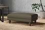 Marri Medium Footstool - Recycled Cotton Fatigue-nkuku